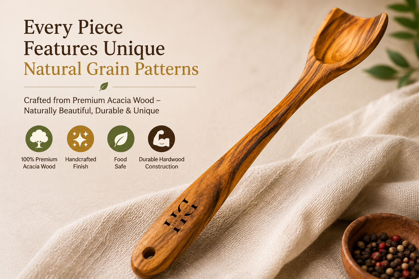 Wooden Flip Spatula- Cutlery