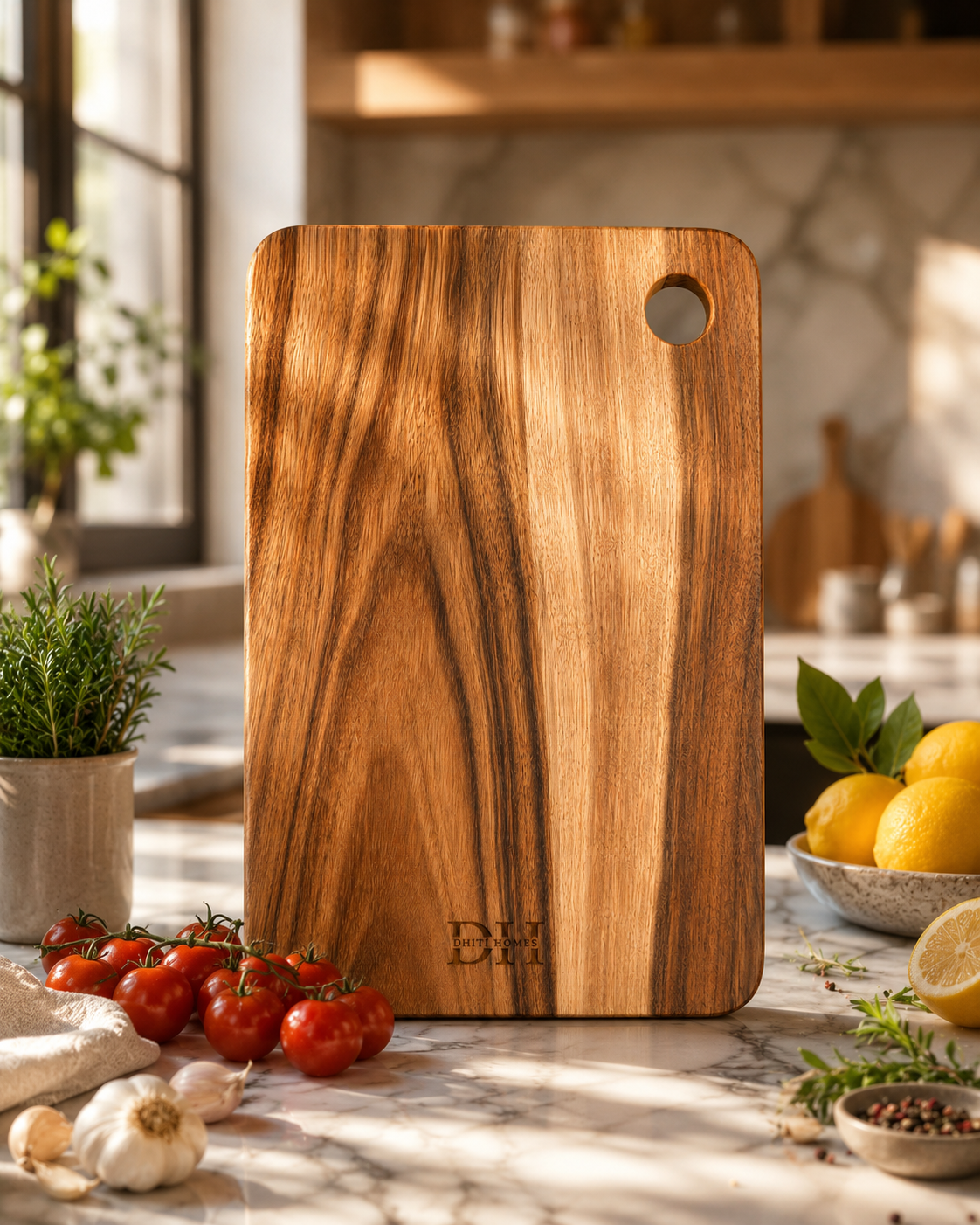 Classic Edge Acacia Chopping Board | 15x10x1 Inches