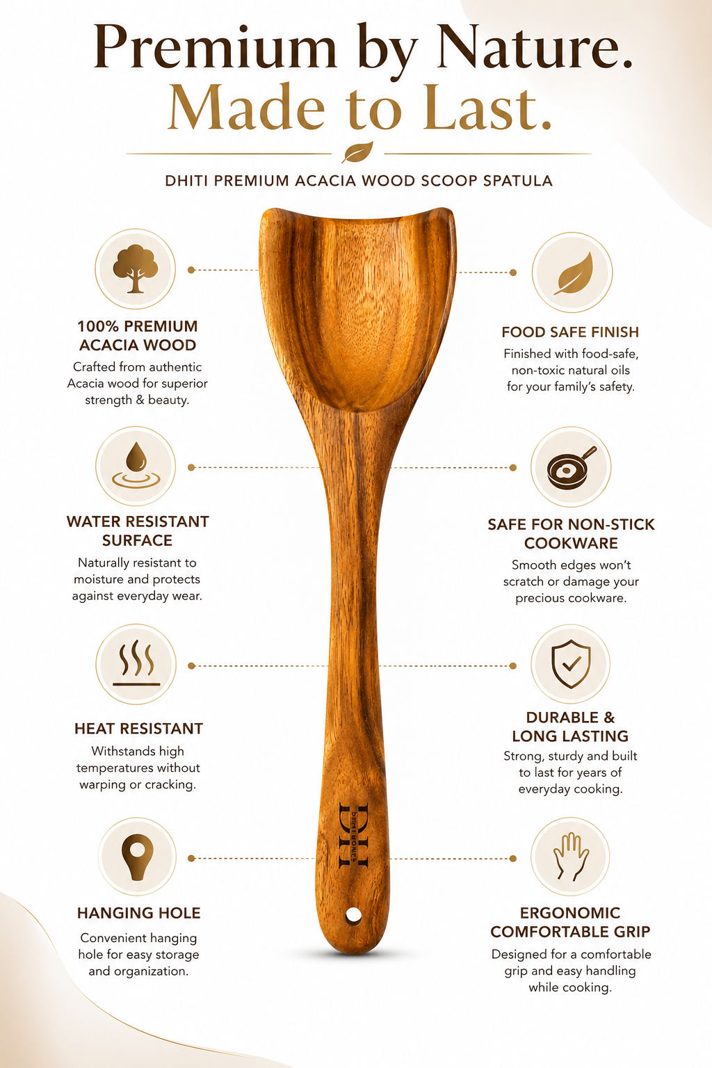 Wooden Flip Spatula- Cutlery
