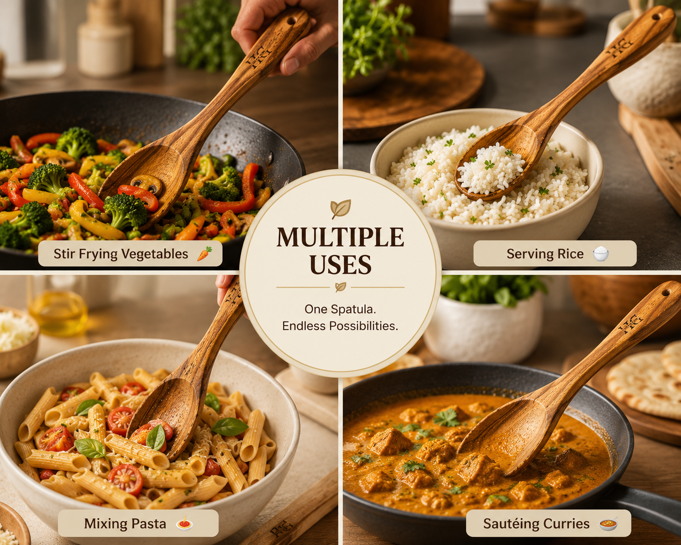 Wooden Flip Spatula- Cutlery