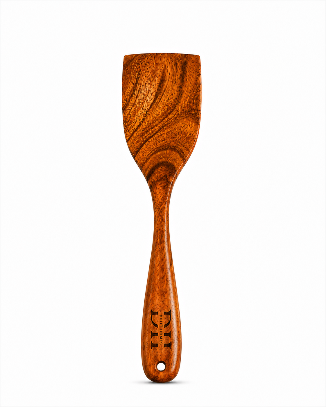 Premium Acacia Wood Flat Turner | Handcrafted Wooden Spatula for Cooking, Flipping & Serving